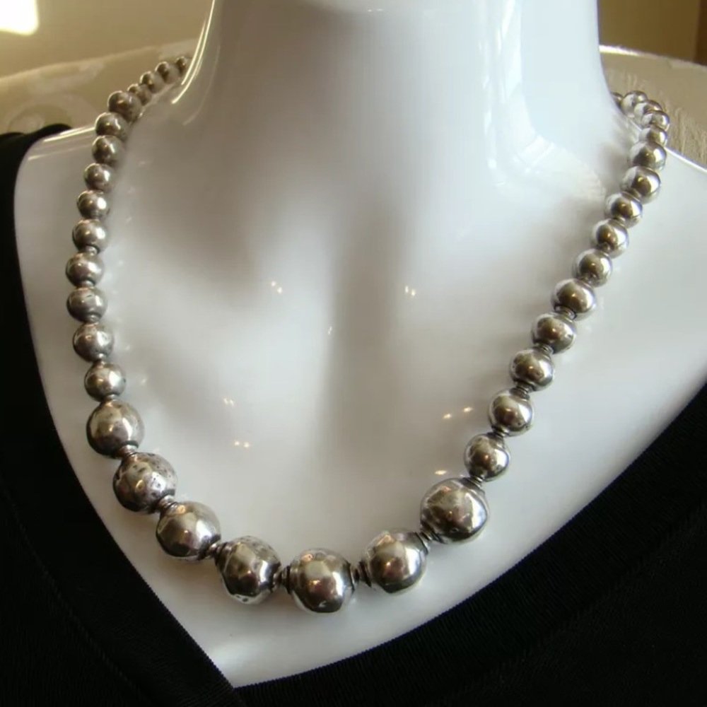 Silpada N1953 Atmospheric Sterling Silver Beaded Necklace - Picture 2 of 9